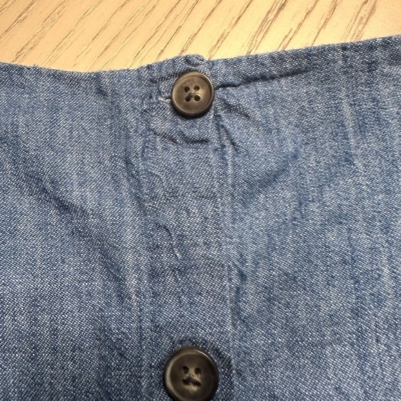 Old Navy Denim Button Down Tank Top Size M - Picture 4 of 6